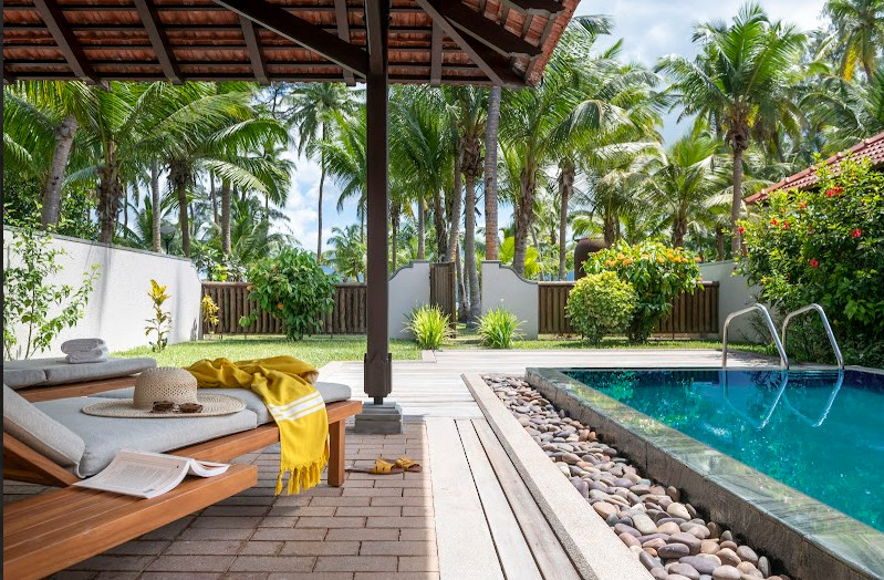 club med seychelles - private garden